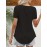 Square Neck Tucked T-Shirt, Casual Short Sleeve T-Shirt For Spring & Summer, Women's Clothing