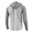 Men's Color Blocking Lightweight Hoodie with Pockets - Active Breathable Long Sleeve Button Up Sweatshirt for Spring and Fall