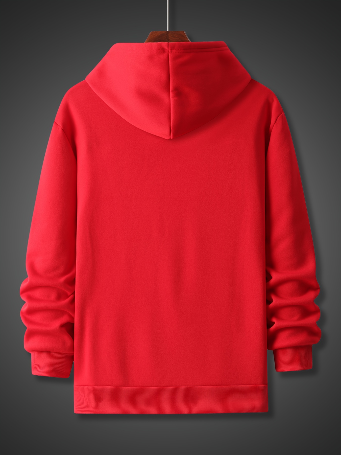 fashion letter print casual hoodies for men trendy sweatshirt with kangaroo pocket comfy sports hooded pullover mens clothing for fall winter details 26